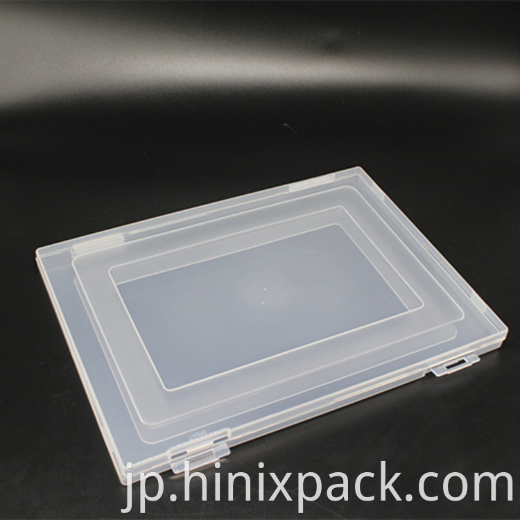 A4 Document Tray Hard Cover Plastic File Case